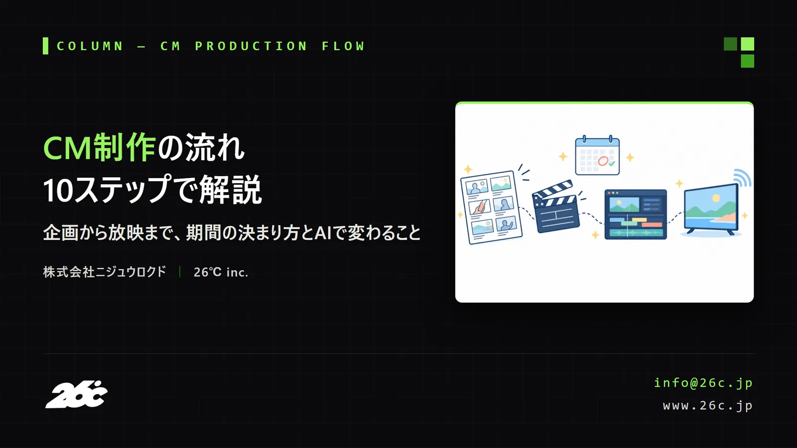 CM制作の流れ|企画から放映までの10ステップと期間の決まり方(表紙)